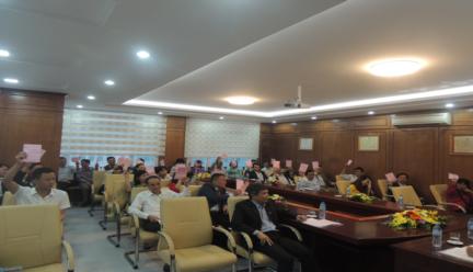 (Các cổ đông biểu quyết trong Đại hội)